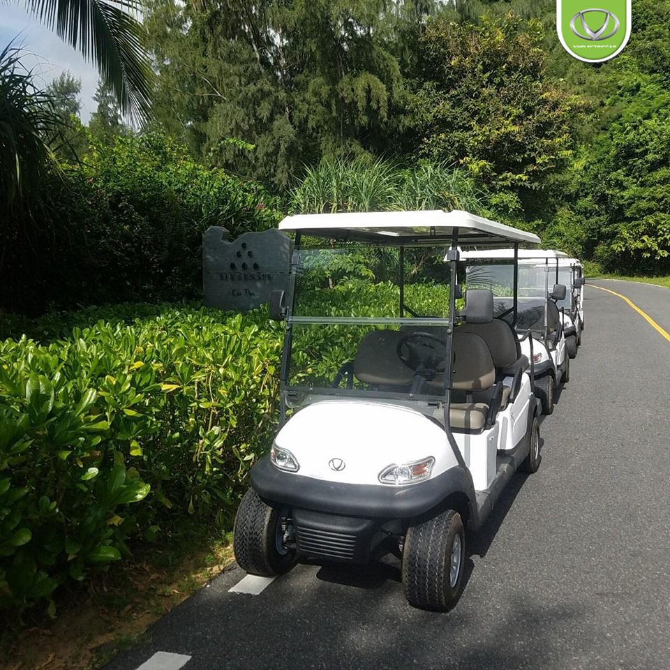 Resort Six Senses Côn Đảo đầu tư xe điện VN Electric Car đưa đón du khách