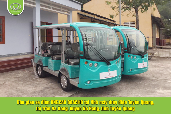 Công ty TNHH Phan Triệu đầu tư xe điện đưa đón cán bộ nhân viên tại nhà máy thủy điện Tuyên Quang