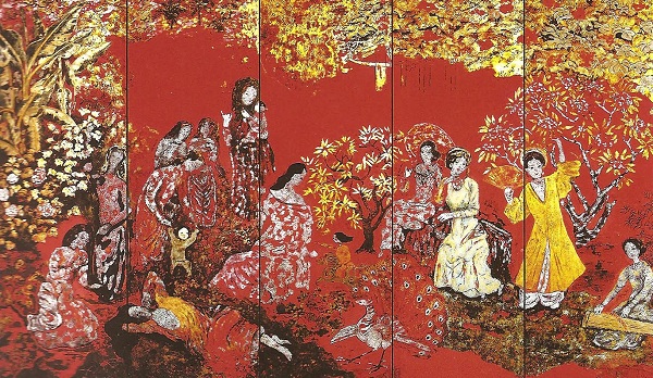thiết kế nội thất sơn mài