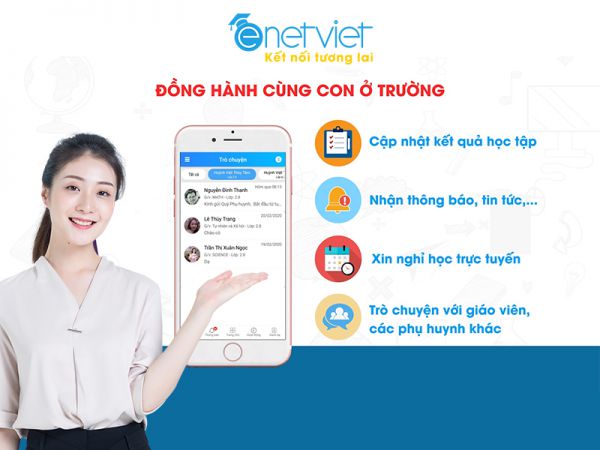 Xây dựng cộng đồng giáo dục gắn kết chặt chẽ với phần mềm liên lạc nhà trường gia đình eNetViet