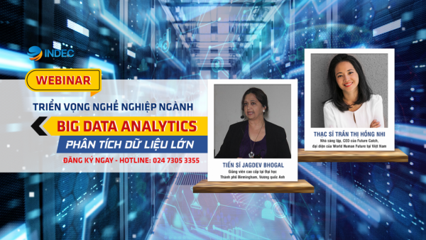[Sắp diễn ra] Webinar: Triển vọng nghề nghiệp ngành Phân tích dữ liệu lớn - Big Data Analytics ngày 15/9