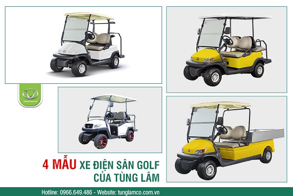 Những mẫu xe điện sân golf được ưa chuộng tại thị trường Việt Nam