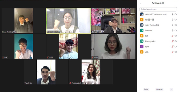 lớp học tiếng nhật tại NKDV