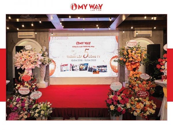 Công ty Luật My Way tưng bừng kỷ niệm 05 năm ngày thành lập Công ty