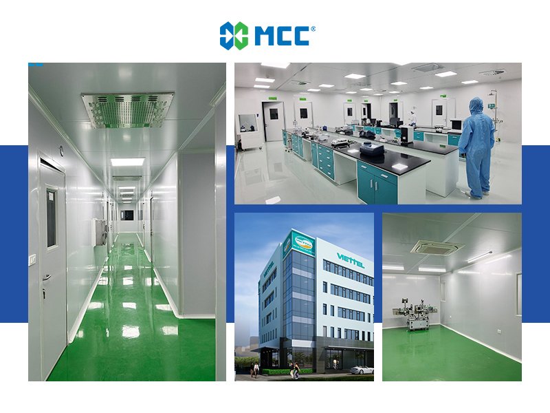 Công nghệ sạch MCC - Đơn vị thi công phòng sạch ở Hà Nội uy tín