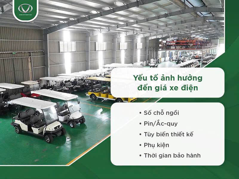 Giá xe điện du lịch mới nhất 2025 - Lựa chọn cho resort & khu du lịch