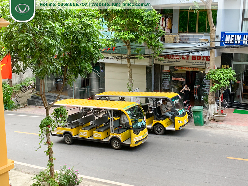 Xe điện du lịch 14 chỗ – Giải pháp vận chuyển xanh cho ngành du lịch hiện đại