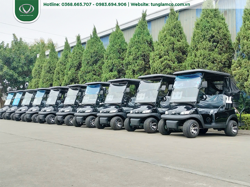 30 xe điện VNECAR A1S2 được Xe Điện Tùng Lâm bàn giao cho Glory Golf Club