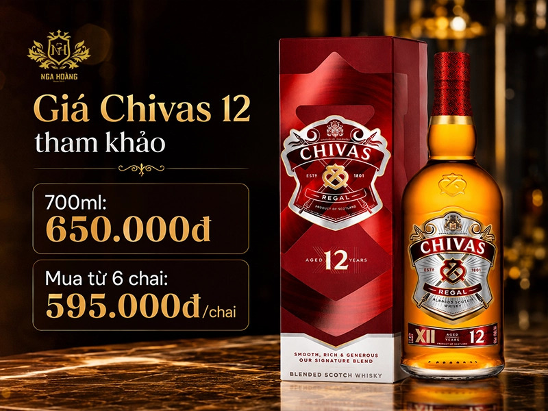 Chivas 12 giá bao nhiêu? Cập nhật giá mới nhất và những yếu tố ảnh hưởng đến giá bán