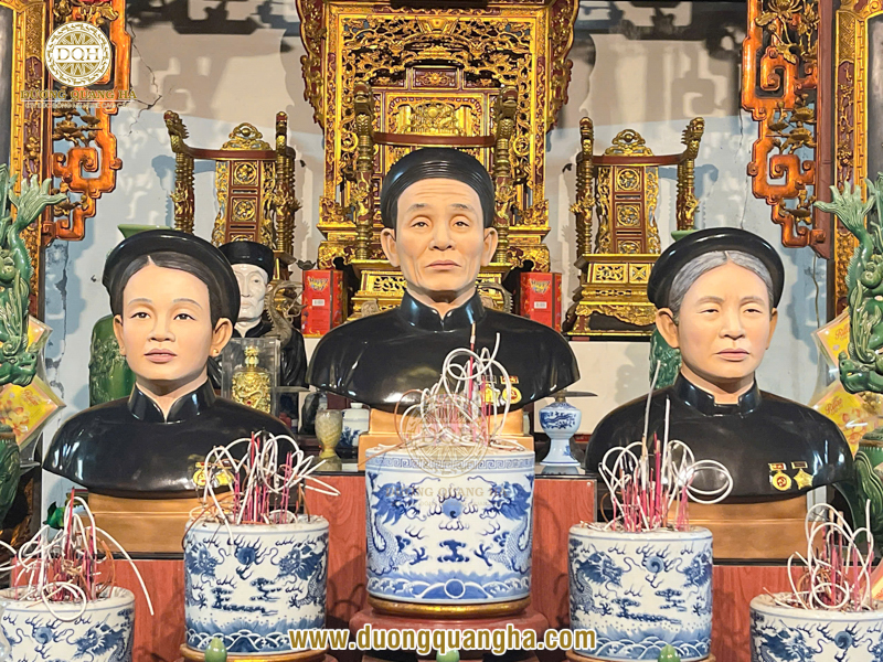 Đơn vị nhận đúc tượng chân dung ông bà uy tín