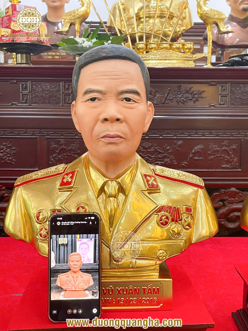 Đúc tượng đồng bán thân - Nghệ thuật lưu giữ chân dung và thần thái theo thời gian