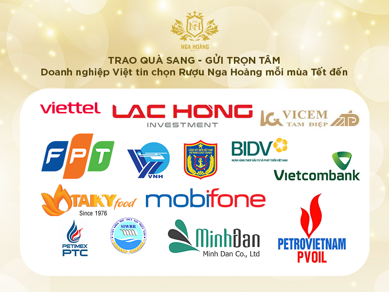 Rượu Nga Hoàng - Địa chỉ cung cấp quà biếu Tết cho doanh nghiệp uy tín