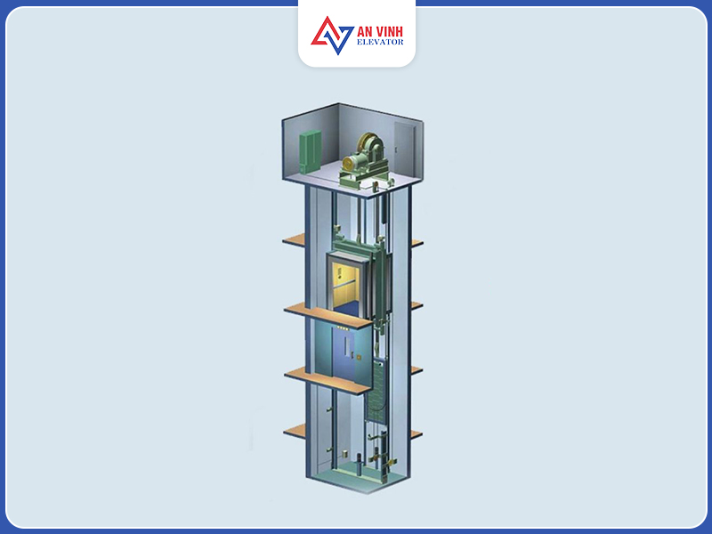 Thang máy gia đình 450kg
