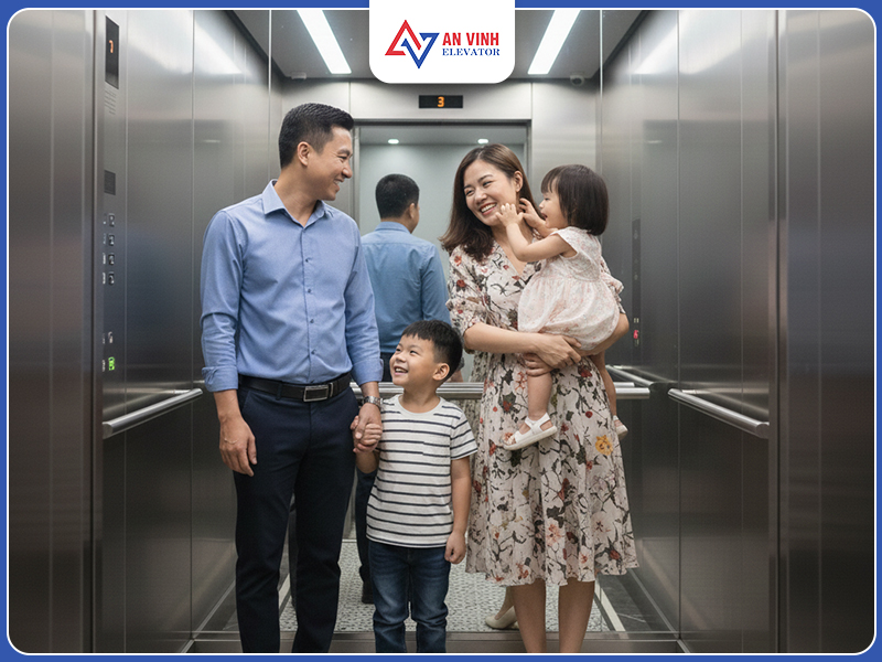 Thang máy gia đình 450kg