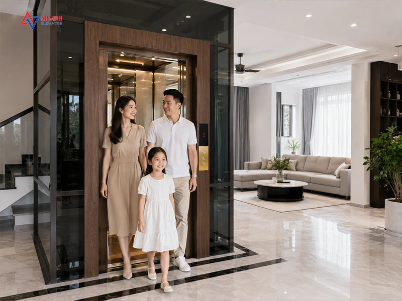 Thang máy Vinhomes Cổ Loa - Giải pháp nâng tầm tiện nghi cho nhà phố, biệt thự