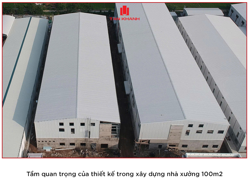 Thiết kế nhà xưởng 100m2